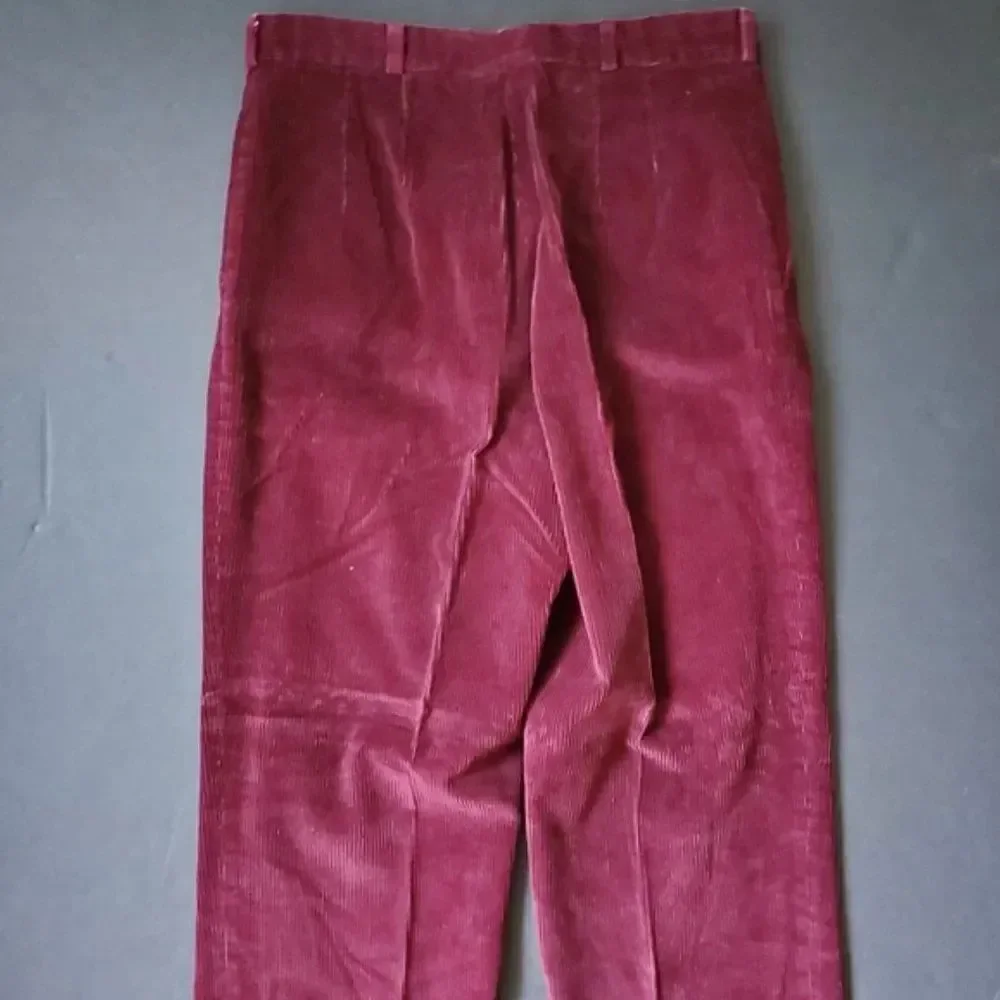 Preswick and Moore maroon corduroy pants